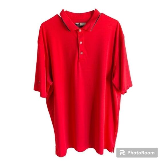 Men’s Callaway Red Golf Polo Size XXL - Picture 1 of 4